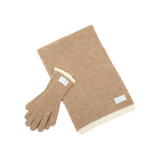 컬러트림 머플러 장갑 세트 BE (JEACEC5BF581BE260)