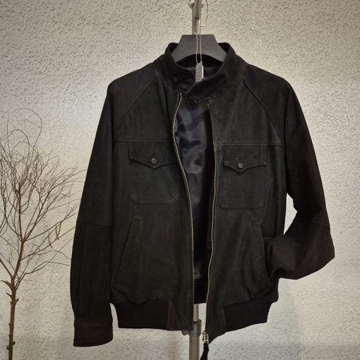 스탠드 칼라 블루종 SH-55-C-누벅-3